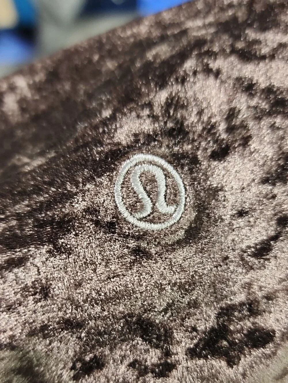 Lululemon Wunder Lounge Tight Crushed Velvet French Press Brown Legging Size 2
